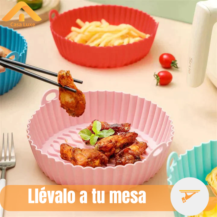 Kit de 6 Moldes de Silicona para Freidora de Aire